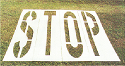 Vulcan Signs - Painting Stencils - Stop Stencils