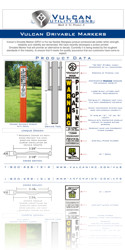 Vulcan Utility Signs - Download Vulcan Drivable Marker Spec Sheet