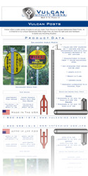 Vulcan Utility Signs - Download Posts Spec Sheet