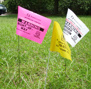Vulcan Utility Signs - Vulcan Wire Flags